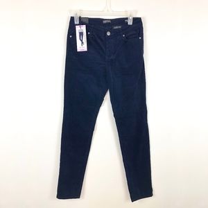 Worn once BUFFALO Stretch Velvet Navy Skinny Pants